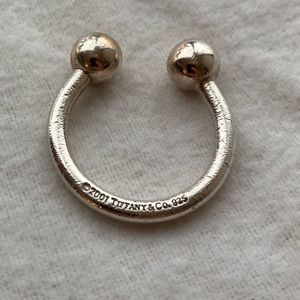 Authentic Tiffany & Co. Horseshoe Key Ring RTT Sterling Silver